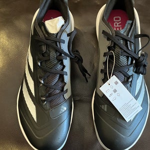 Black Men's Size 13.0 (W 14.0) Adult Adidas Adizero Metal (New)