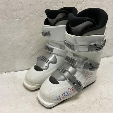 Used Salomon Girls DH Ski Boots White 225 MP - J04.5 - W5.5 11855-S000196757