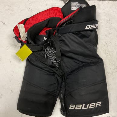 Used Bauer WOMENS PRO PANTS Senior Pant Black And Red LG Tall 11855-S000196746