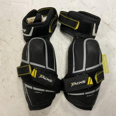 Used CCM TACKS 9550 Junior Elbow Pads Black And Yellow LG 11855-S000196747