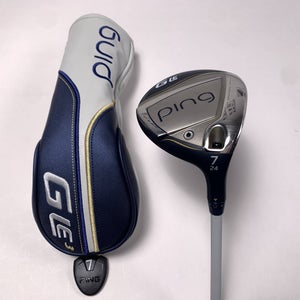Ping G LE 3 7 Fairway Wood 24* ULT 250 Ladies RH HC Undersize Grip