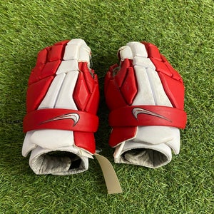 Red Nike Vapor Pro Lacrosse Gloves Medium (Used)