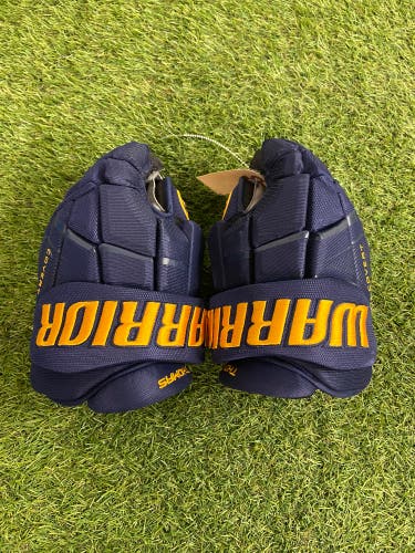 Blue Senior Warrior Covert QR6 Pro Gloves 13" Pro Stock (New)