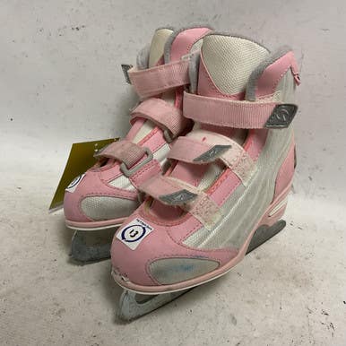 Used Jackson SOFTEC Girls Softboot Skate White And Pink Youth 13.0 11855-S000196268