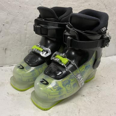 Used Dalbello MENACE 2 Boys DH Ski Boot Black 205 MP - J01 11855-S000196723