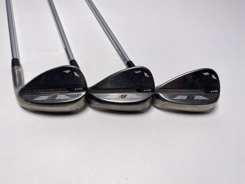 Titleist Vokey SM8 Brushed Steel BV Stamp Wedge Set 50* 12 | 54* 10 | 58* 10 RH