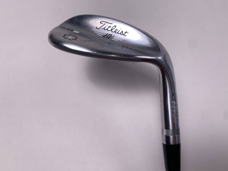 Titleist Vokey SM6 Tour Chrome Lob Wedge LW 58* 8 Bounce Wedge Steel Mens RH