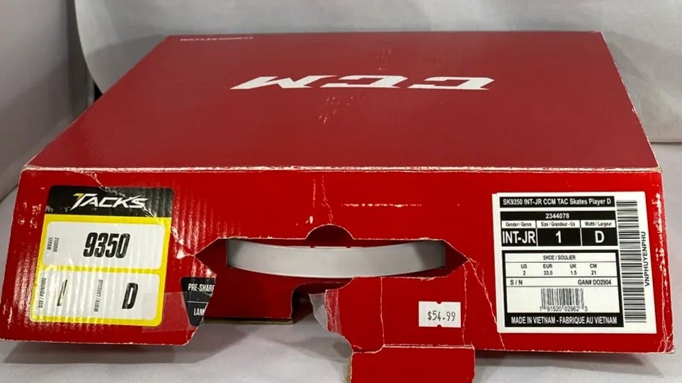 CCM Tacks 9350 Hockey Skates Size 1 (New)