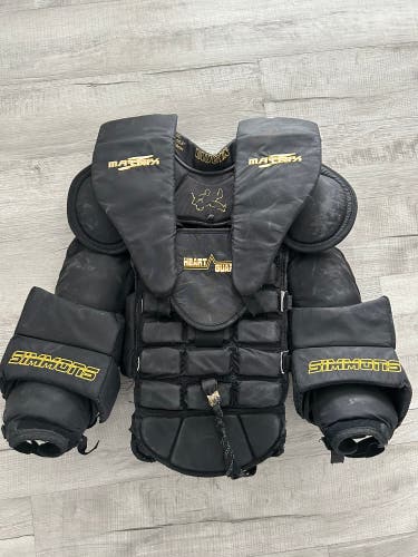Large Simmons Matrix 3 Goalie Chest Protector (Used)