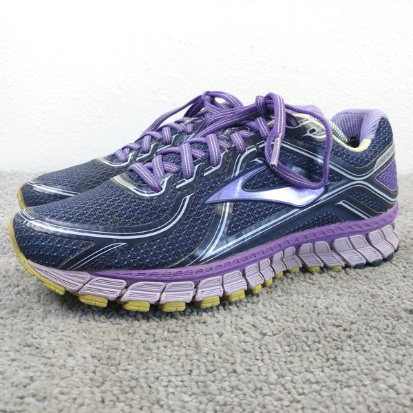 Brooks Adrenaline GTS 16 Womens Size 8.5 Running Shoes Low Top Purple Sneaker