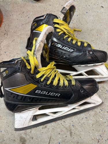 2020 Bauer Supreme 3S Pro Hockey Goalie Skates Regular Width 7.5 (Used)