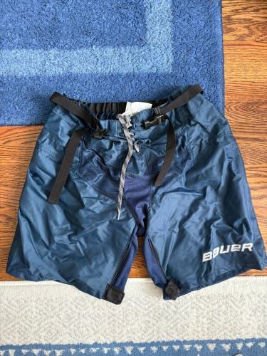 Navy Bauer Hockey Shell