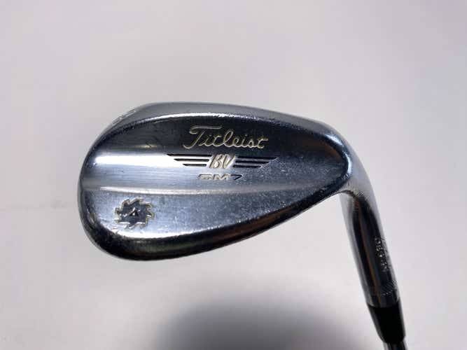 Titleist Vokey SM7 Tour Chrome Lob Wedge LW 60* 8 Bounce M-Grind Wedge Mens RH