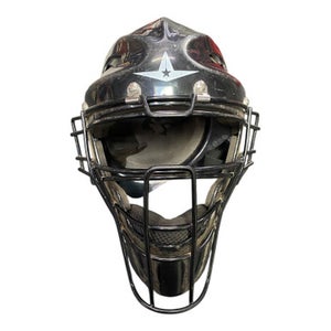 Used All-Star MVP2310 6 1/4-7 Catchers Helmet w/Mask Black One Size 11375-S000371575