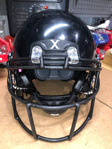USED XENITH X2E+ YOUTH FOOTBALL HELMET - LARGE - BLACK