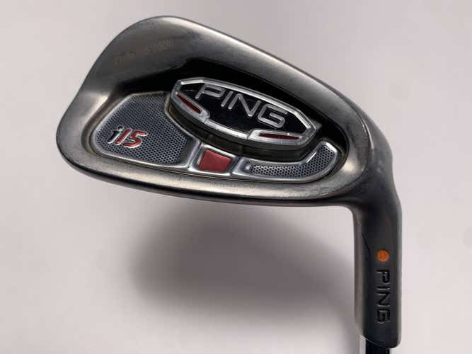Ping i15 Pitching Wedge PW Orange Dot 2* Flat AWT Wedge Steel Mens RH
