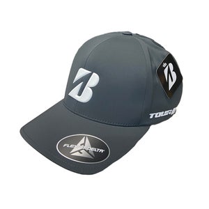 NEW 2024 Bridgestone Golf Tour B Delta 3D Gray Small/Medium Fitted Golf Hat/Cap