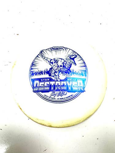 Used Innova STAR DESTROYER Disc Golf Driver White 11860-S000302515