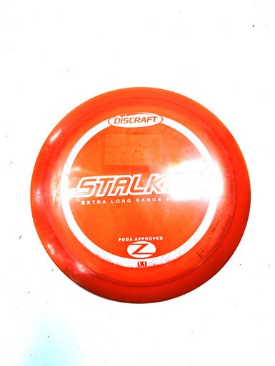 Used Discraft STALKER Disc Golf Driver Orange 11860-S000302508