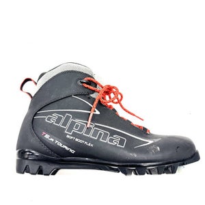 Used Alpina T5 JR Boys NNN XC Ski Boots Black W 06.5-07 / JR 4.5-05 11860-C000302481