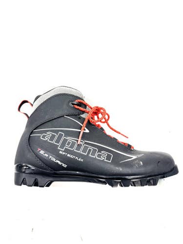 Used Alpina T5 JR Boys NNN XC Ski Boots Black W 06.5-07 / JR 4.5-05 11860-C000302481