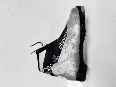 Used Alpina Womens NNN XC Ski Boots Grey W 06.5-07 / JR 4.5-05 11860-S000302474