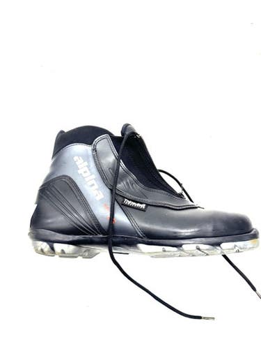 Used Alpina Mens NNN XC Ski Boots Black M 10.5 11860-S000302475