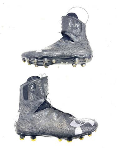 Used Under Armour Adult FB Cleats Black Senior 9.5 11860-S000302461