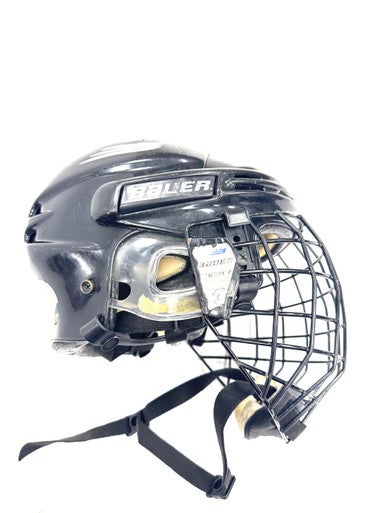 Used Bauer NOT CERTIFIED Helmet Cage Combo Black One Size 11860-S000302460