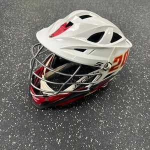 Used Cascade CALVERT HALL S Lacrosse Helmet White One Size 11849-S000034670
