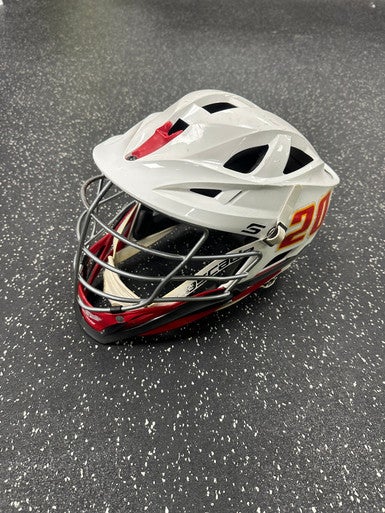 Used Cascade CALVERT HALL S Lacrosse Helmet White One Size 11849-S000034670