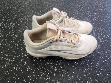 Used Nike FASTFLEX BB/SB Cleats White Junior 01.5 11849-S000034665