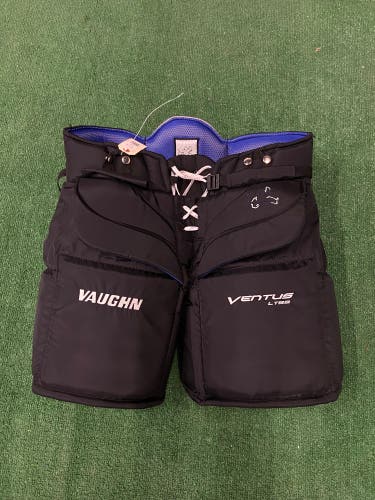 Black Senior Large Vaughn Ventus lt88 Hockey Goalie Pants (Used)