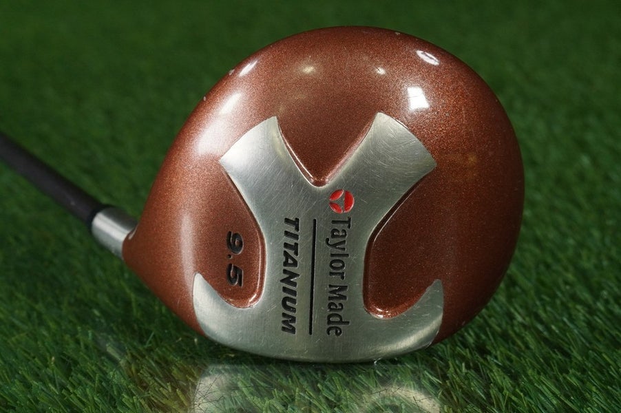 TAYLORMADE TITANIUM 9.5 DRIVER BUBBLE S-90 PLUS STIFF FLEX GRAPHITE RH ~ NICE!!