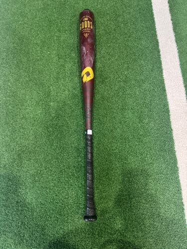 2020 DeMarini The Goods One Piece Alloy BBCOR Certified Bat (-3) 30 oz 33" (Used)