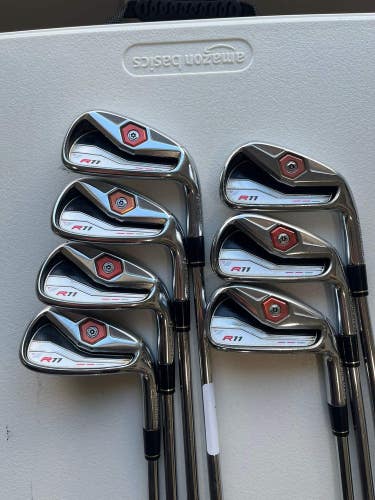 Taylormade R11 Iron Set 4-PW KBS 90 Regular Flex +1/2 NICE