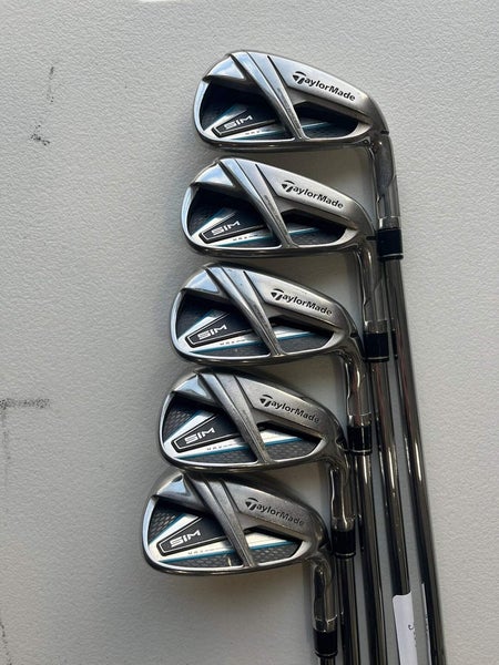 Taylormade SIM MAX Iron Set 6-PW Modus Tour 105 Stiff Flex Standard NICE