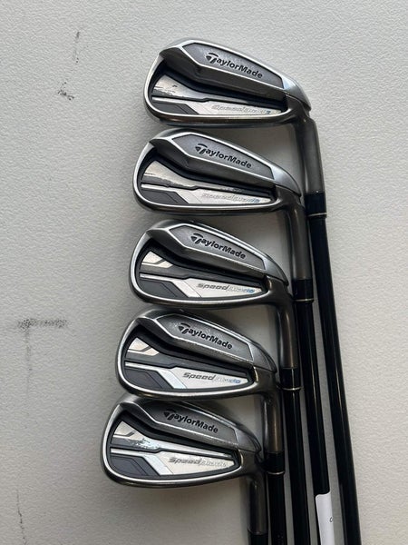 Taylormade Speedblade Iron Set 6-PW Volex Senior Flex +1/2 NICE