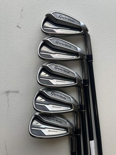 Taylormade Speedblade Iron Set 6-PW Volex Senior Flex +1/2″ NICE