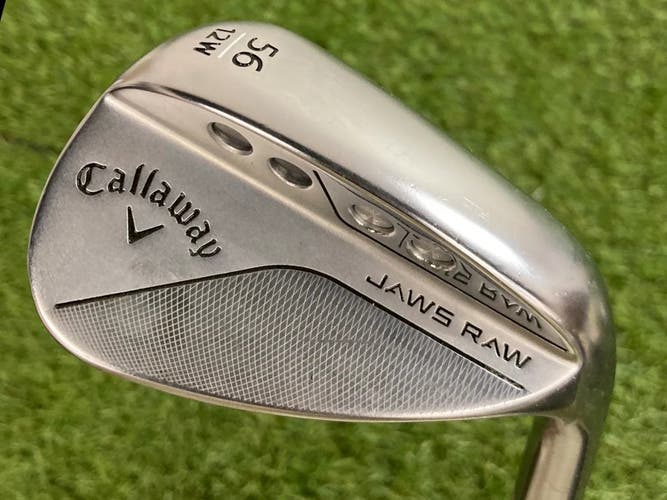 Callaway Jaws Raw Full Toe Chrome 56° Wedge | WOMEN'S UST Mamiya Recoil F1 Shafts