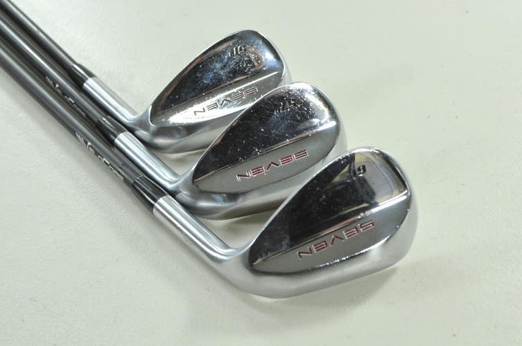 Seven Golf ST 51*, 57*, 61* Wedge Set Axiom VeloCore 105g Stiff Graphite #208165