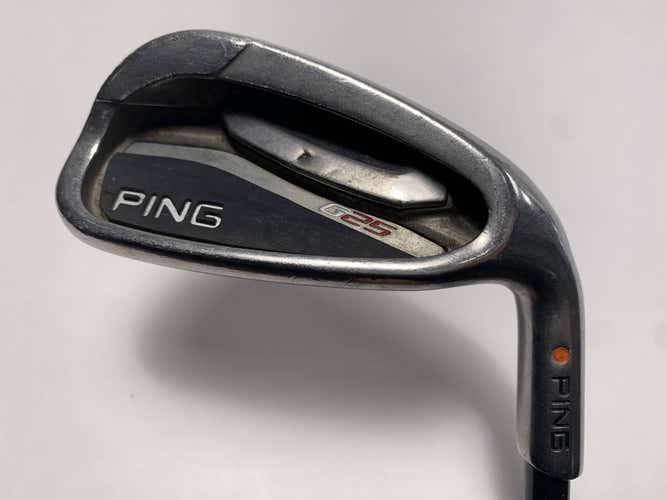 Ping G25 Pitching Wedge PW Orange Dot 2* Flat TFC 80 Stiff Graphite Mens RH