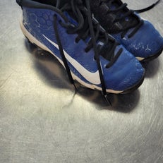 Used Nike Jr FB Cleats Navy Blue Junior 03.5 11497-C000154463