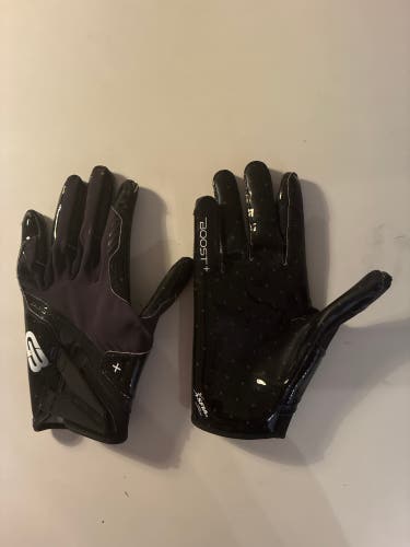 Grip Boost Stealth 6.0 Solid Black Youth Large Gloves (Used)