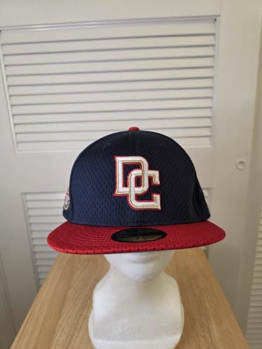 NWS Washington Nationals Washington Nationals BP Mesh New Era 59fifty 7 1/2 MLB