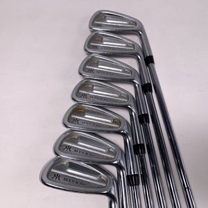 Miura CB-501 Iron Set 4-PW KBS Tour 90 Stiff Steel Mens RH Midsize Grips