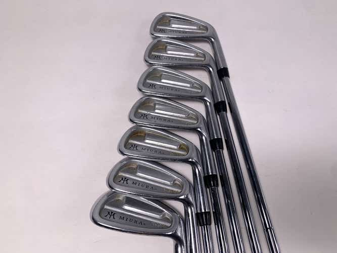 Miura CB-501 Iron Set 4-PW KBS Tour 90 Stiff Steel Mens RH Midsize Grips
