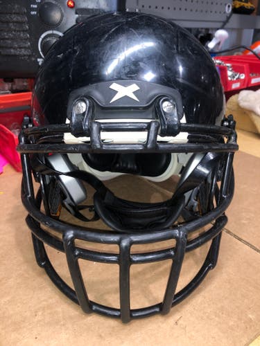 USED XENITH X2E+ YOUTH FOOTBALL HELMET - LARGE - BLACK