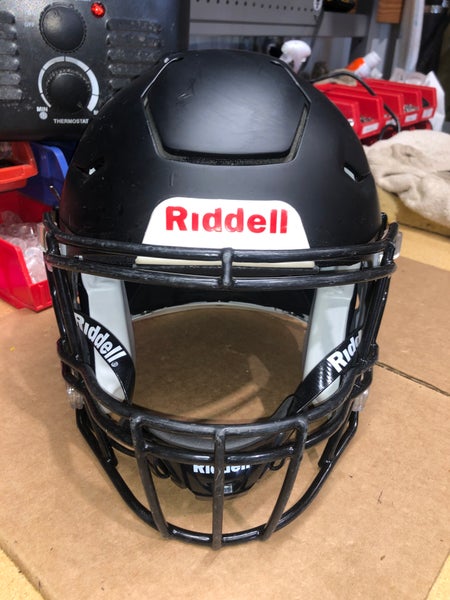 USED RIDDELL FLEX ADULT HELMET - MEDIUM - FLAT BLACK