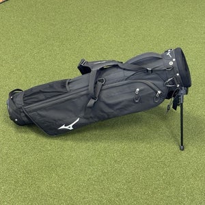 Mizuno BR-D2 Stand Bag - Black/Black - Lightweight Carry - Excellent Condition
